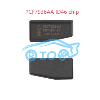 RIOOAK 100/sok Eredeti pcf7936aa ID46 Transzponder Chippel PCF7936 Kinyit ID 46 PCF 7936 (frissítés a PCF7936AS) szén-auto chip