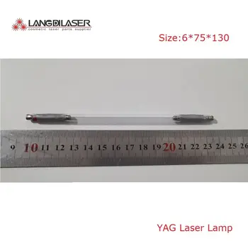 Nd-YAG lézer lámpa / méret : 6*75*130F / a YAG lézer teattoo eltávolítása gép / Xenon vaku lámpa
