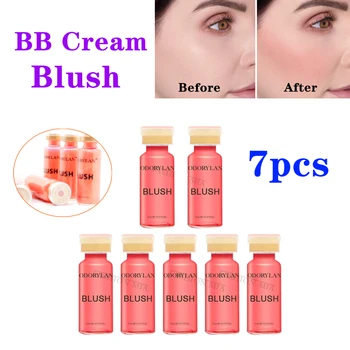 7db koreai BB Cream Blush Ampulla BB Szérum Smink Pír Alapítvány Folyékony Bőr Természetes Meztelen Korrektor Brightening Kozmetikai