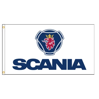 90x150cm Svéd Scania Autó Zászló