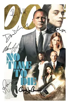 James Bond Nincs Idő Die Cast Aláírt Fotó Art Film Nyomtatás Selyem Poszter A Haza Fali Dekor 24x36inch
