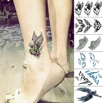 Vízálló Ideiglenes Tetoválás Matrica Angyal Szárny Hamis Tatto Kezét, Karját, Lábát Flash Tetoválás Gyerek Lány Férfiak Nők