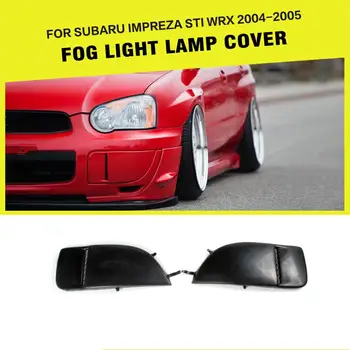 PU, Fekete, Első ködlámpák Oldalon Lökhárító Fedél Lámpa Kárpitozás, Subaru Impreza WRX STI 2004 2005 2DB/Készlet