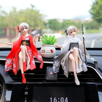 Autó Dekoráció Rajzfilmfigurák Anime Kimonó Kasugano Sora Akciófigura Modell Díszek Automatikus Belső Kiegészítők Lány Ajándékok