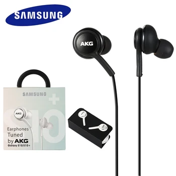 20 DB Samsung AKG Fülhallgató EO IG955 3,5 mm-es In-Ear Vezetékes Mikrofon hangerőszabályzó Headset Samsung Galaxy S10 S9 S8 S7