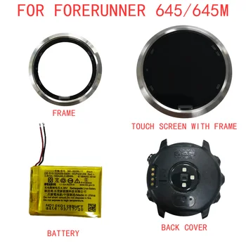 A GARMIN Forerunner 645 645M Fém Keret LCD Kijelző Keret Alsó borítás Nélkül Akkumulátor 361-00086-11 Alkatrész Csere