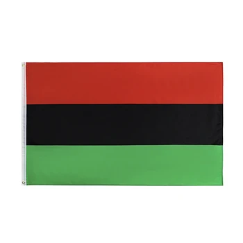 Xiangying 90x150cm Pán-Afrikai, Afro-Amerikai Zászló