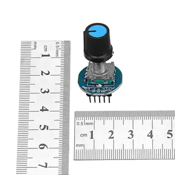 Forgó Potenciométer Gomb Kap Digitális Vezérlő Modul Rotary Encoder Vezérlő Kapcsoló 5V Diy Kit EC11 A Ardu ino PCB-Testület
