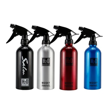 500ML hajápoló spray palackot, üres újratölthető szalon üveg, haj eszközök, vízpermet, alumínium spray palackot