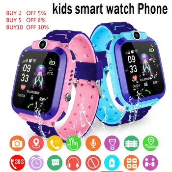 K12 Gyermekek Intelligens Karóra Andriod Telefon SOS Gyerekek Smartwatch A Sim-Kártya Vízálló Helyen Karóra Ajándék Gyerekeknek Smartwatch
