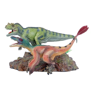 Jurassic Szimuláció Ceratosaurus Ornithomimus Dinoszaurusz Állat Modell Szilárd Egy Gyermek Fiú Ajándék Ábra Modell