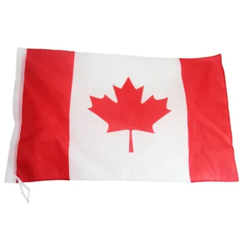 3ft x 2láb Kanadai Zászló Poliészter Kanadai Maple Leaf Banner 96x64cm zászló Kültéri Beltéri zászló