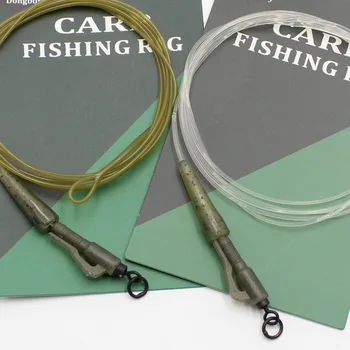 100cm Ponty Halászati Tartozékok Készlet Hybird Clip & Farok Gumi Ponty Chod Rig horgászfelszerelés Berendezések