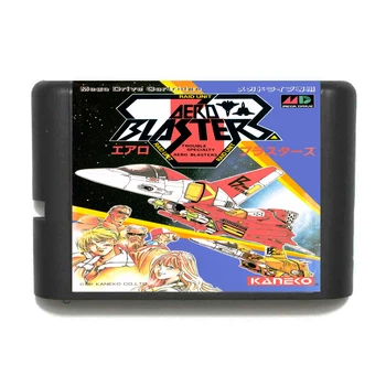 Aero Blaster 16 bit MD Játék Kártya Sega Mega Drive Genesis