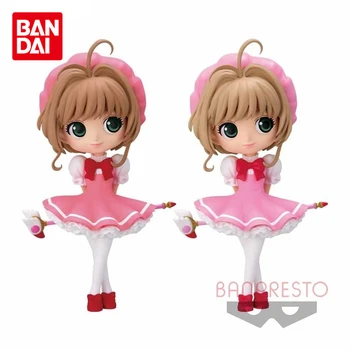 Bandai Valódi QPosket Cardcaptor Sakura KINOMOTO SAKURA Aranyos Aranyos Anime figurát Modell Játékok, Díszek, Ajándékok Lányoknak