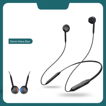 Mágneses Vezeték nélküli Bluetooth-5.0 Zenét Fülhallgató Fülhallgató Sport Futó Neckband Fülhallgató, Fejhallgató Mikrofon iPhone Samsung SONY