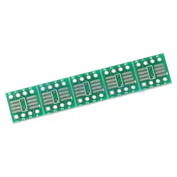10DB SOP8 SO8 SOIC8 SMD, hogy DIP8 Adapter PCB-Testület Átalakító kétoldalas 0,65 mm/1.27 mm ÚJ