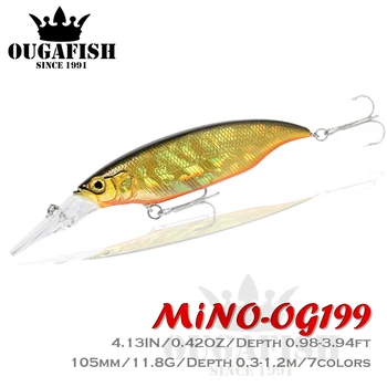 Mino Csalit távolsági Mino A Pike Pesca Sós Csalik Bionikus Nehéz Lebegő Csali a Víz Weights11.8g Isca Mesterséges