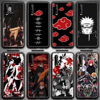 BANDAI Naruto Akatsuki LOGÓ Telefon Esetében a Huawei P20 P30 P40 lite E Pro Haver 40 30 20 Pro P Okos 2020