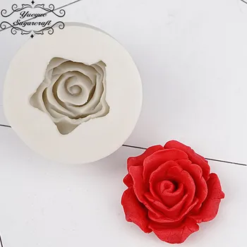 Yueyue Sugarcraft Rose szilikon penész tortát díszítő eszközök confeitaria moldes de szilikon fondant torta sütés penész