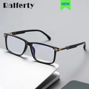 Ralferty 2022 Vintage Téglalap Szemüveges Férfi Blokk Kék Fény Számítógépes Szemüveg, Orvosi Rendelvényre Rövidlátás Szemüveg Keretek