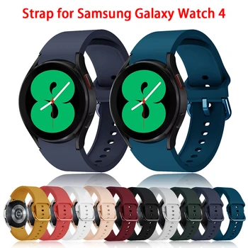 20mm Eredeti Szilikon Watchband Samsung Galaxy Óra 4 44mm 40mm Csere-Pánt Galaxy Óra 4 Klasszikus 46mm 42mm