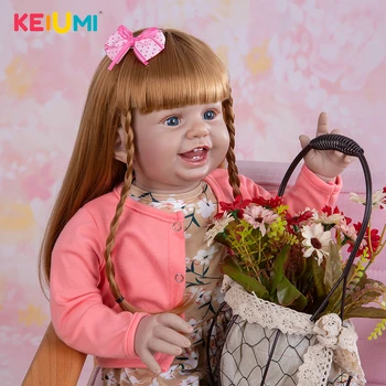 KEIUMI 27 Hüvelyk Újjá Baby Doll Dress Up-Lány a Gyermekek Divat Játék Ruha Clthoes Új Érkezés Kisgyermek Karácsonyi Ajándék