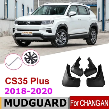 Mudguards A Changan CS35Plus 2018-2020 4 DB Első Hátsó Sárvédő sárfogó Őr Splash Fedél Sárvédő Autó Tartozékok 2019
