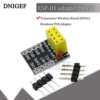 ESP-01S Adapter fórumon Távoli Soros Port WIFI Érzékelő Készülék Vezeték nélküli Testület ESP01S Breakout PCB Adapter