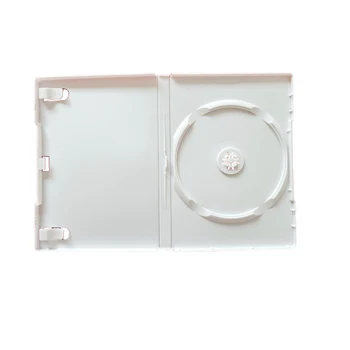 Egyetlen Lemez doboz Wii Játék Lemez Csomagolás Doboz DVD Tároló Doboz PP Műanyag Tároló Doboz Fehér