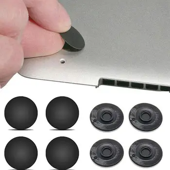 4db Gumi Wearproof Laptop Eszköz Alsó burkolat Csere Tartozékok Méter Pad Fedél Mini Állvány Ragasztó Macbook Pro A1278