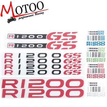 Motoo - BMW R1200GS R1200 GS, R 1200 GS motorkerékpár Tüzelőanyag-tartály Kerekek Spoiler notebook Poggyász sisak Matrica, matricák