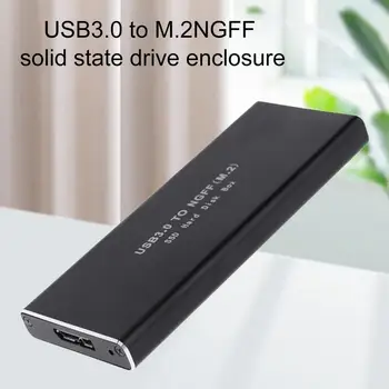 Külső Meghajtó USB3.0 M. 2 NGFF UASP Támogatás Alumínium Ötvözet Széles Kompatibilitás 5Gbp/s 2 tb-os Merevlemez a Számítógép Burkolat