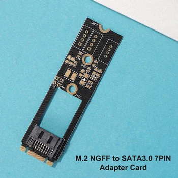 M. 2 SATA Adapter M. 2 NGFF, hogy SATA3.0 7 Pin Átalakító Adapter M2 B-M Gombot, hogy SATA3.0 Kártya 2242 2260 2280 SDD Csatlakozó