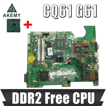 Akemy DA00P6MB6D0 517837-001 alaplap HP Compaq Presario CQ61 G61 Laptop alaplap DDR2 GeForce G103M ingyenes cpu