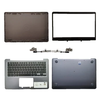 Új laptop asus vivobook s14 s410u s4100 s4100v sorozat lcd hátlap/első képkocka/lcd zsanérok/zsanér borító arany/szürke műanyag