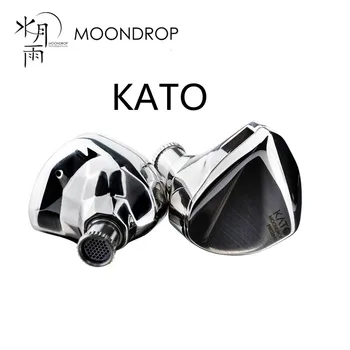 MoonDrop KATO Dinamikus hi-fi Zene Moniotor Audiofil Fülhallgató Cserélhető Hang Fúvóka, Levehető 0.78 2Pin Standard Kábel
