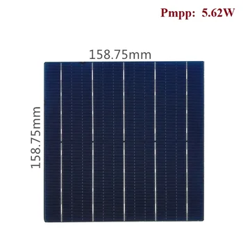 40pcs PERC Mono napelem Magas hatékonyság 22% - Os fokozat kiváló minőségű diy 12V 24V-os napelem, napelemes töltő