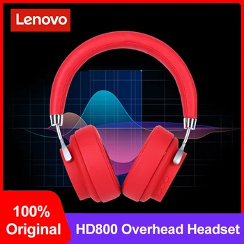 Eredeti Lenovo HD800 Bluetooth Fejpánt Fejhallgató Rezsi Fülhallgató Vezeték nélküli Számítógép, Fülhallgató Mikrofonnal zajszűrő