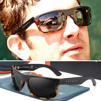 Kaenon Burnet Polarizált Napszemüveg TR90 keret férfiak Tükrös lencse, Márka, Design Vezetés Szabadtéri napszemüvegek UV400 Nők szemüveg