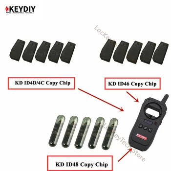KD 4D Transzponder Chippel KD 46 48 ID4C/4D ID48 ID46 KD-4D KD46 KD-48 4C 4D 46 id 48 Másolás Chip KEYDIY KD-X2 Eszköz