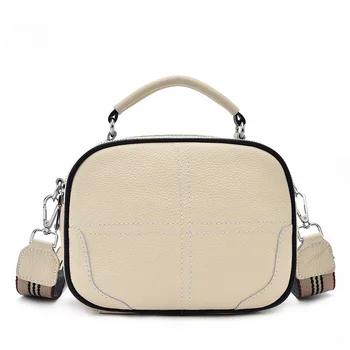 Valódi Bőr Női Kézitáska, Kiváló Minőségű Marhabőr Női Váll táska Divat Luxus Messenger Bag Tervező Női Táska táskák