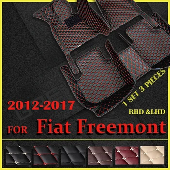 Autó szőnyeg a Fiat Freemont Hét üléssel 2012 2013 2014 2015 2016 2017 Egyéni auto láb Párna autó szőnyeg fedél