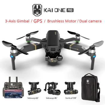 Kai1 2021 Új 8K Drón 3-tengelyes Gimbal Professzionális HD Kamera, 5G WIFI FPV Valós idejű Átvitel Dron 1.2 KM Brushless Motor RC Játék