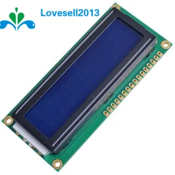 2DB 1602 16 × 2 Karakteres LCD Kijelző Modul HD44780 Vezérlő Kék Blacklight
